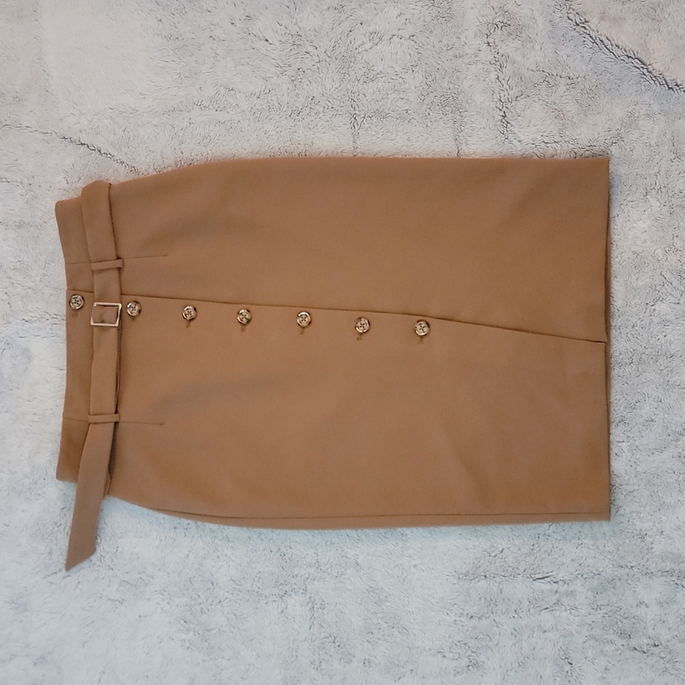 White house black market pencil skirt. Camel color. Size 10
